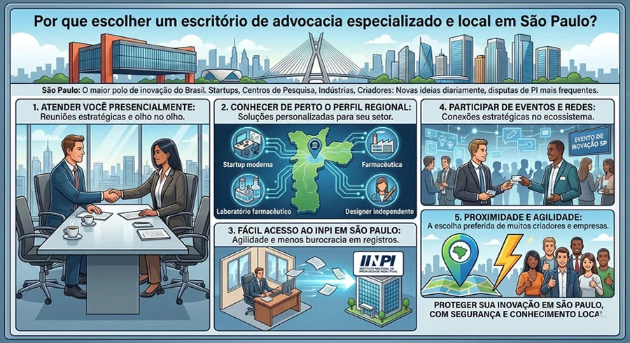 Por que escolher um escritório de advocacia especializado em marcas e patentes inpi